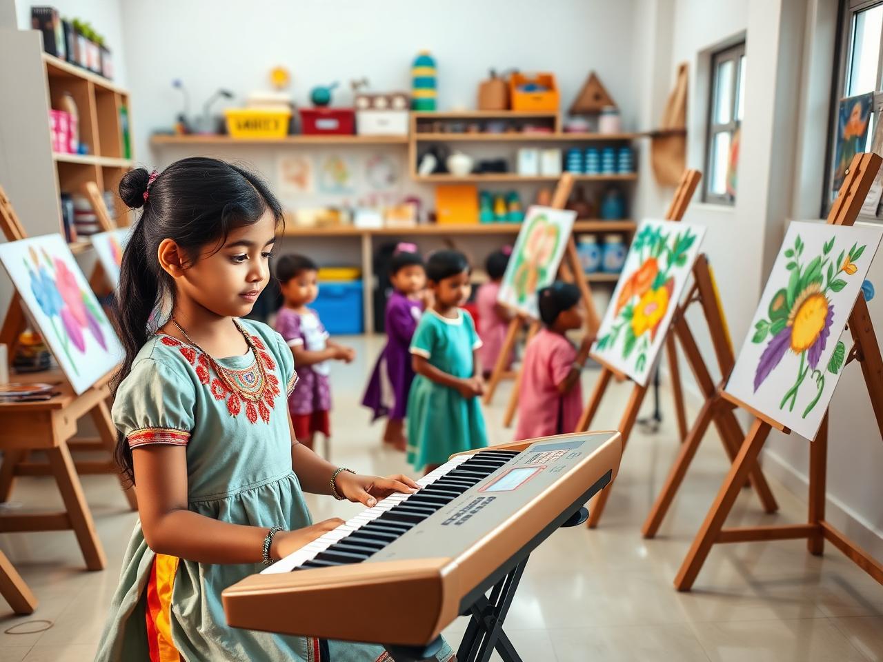 Kindergarten classroom at Dr. Kalam International School