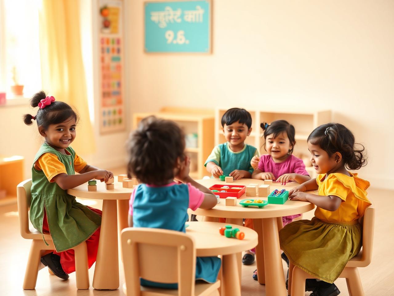 Nursery classroom at Dr. Kalam International School