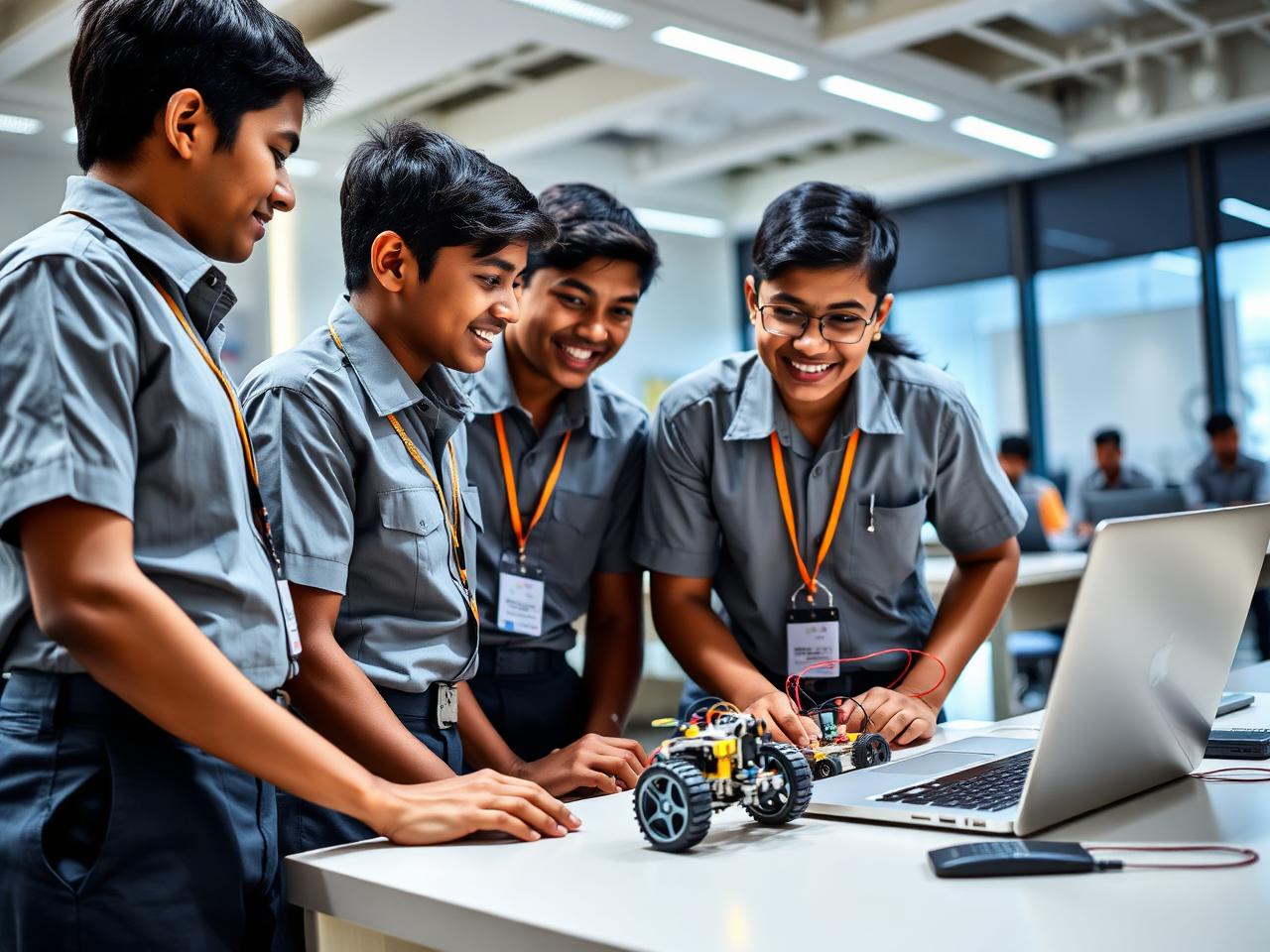 Secondary School classroom at Dr. Kalam International School
